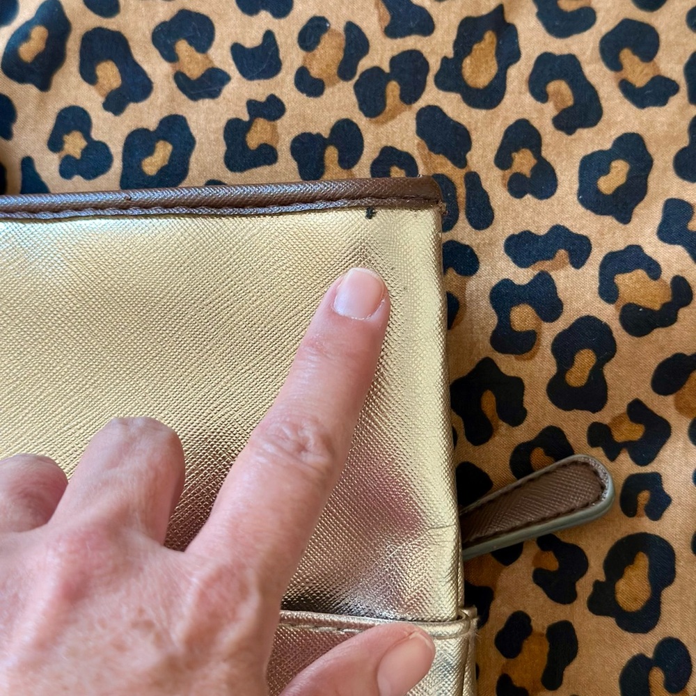 Gold Metallic Tote Bag - Picture 10 of 11